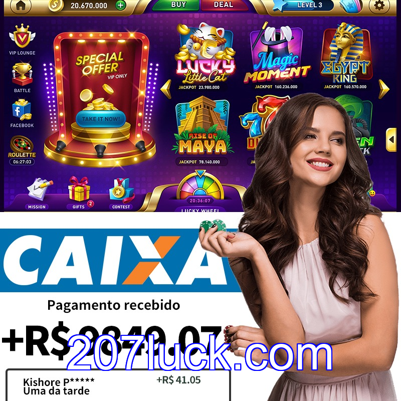 Cadastro no 207luck: Comece com um Bônus de Boas-vindas!